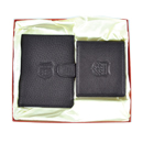 NAPPA牛皮護照夾+牛皮短夾禮盒