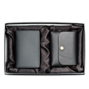 零錢包+名片夾禮盒  (黑色或原色)